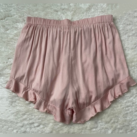 Set of 2 - TOBI - Ruffle Shorts - Dusty Pink Blush + Blue - Size S - Picture 7 of 13